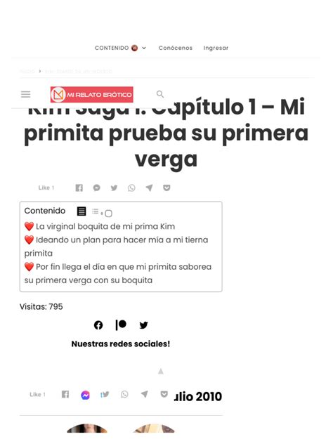 mi primita relatos